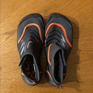 Black and Orange Water Shoes